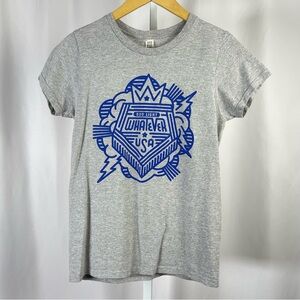 Bud Light Women's Medium Whatever USA Beer Graphic Tee Shirt America Satire